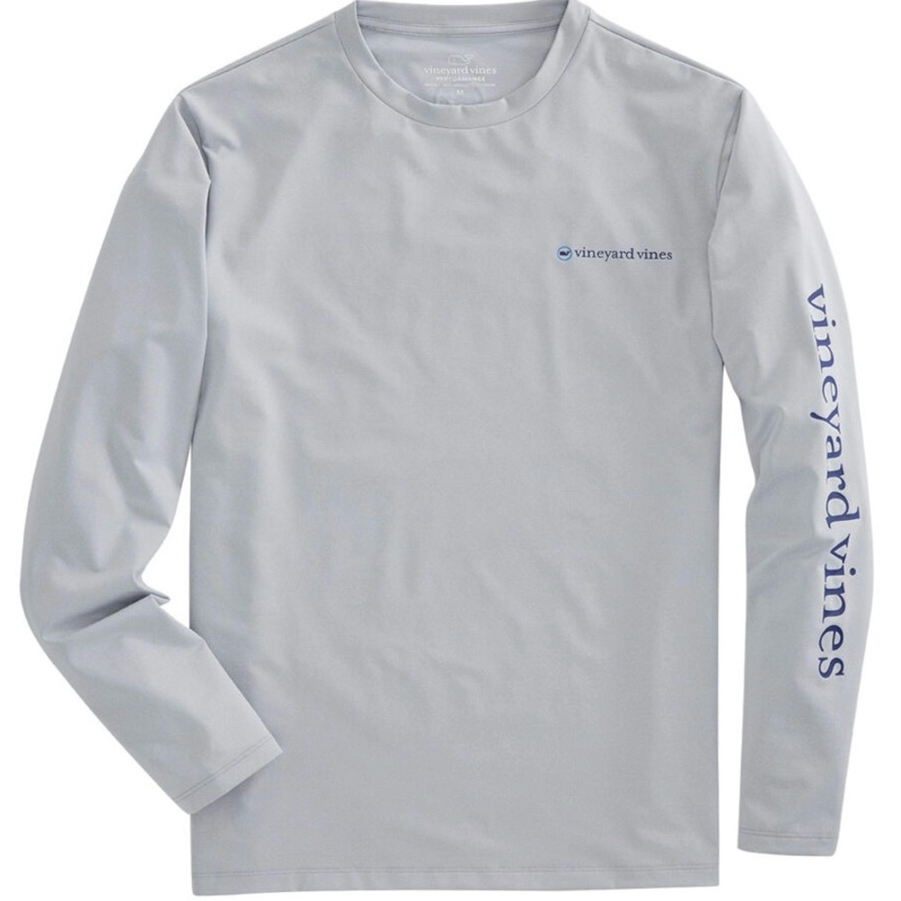 Vineyard Vines NWT Gray Women’s Performance Long Sleeve Tee Size Small New